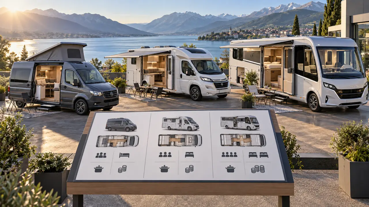 Acheter un camping-car à Annecy : comparez le format, l’implantation et le coût total