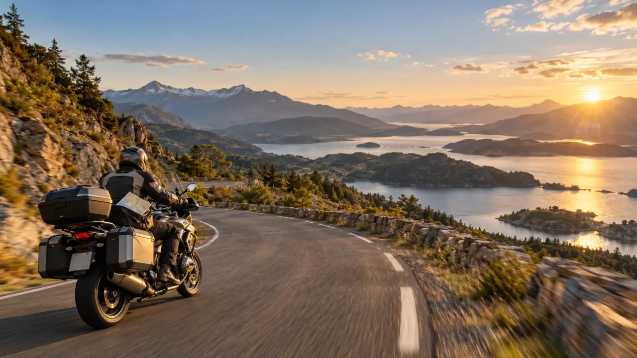 Un roadtrip à moto réussi repose sur un itinéraire souple et un rythme durable